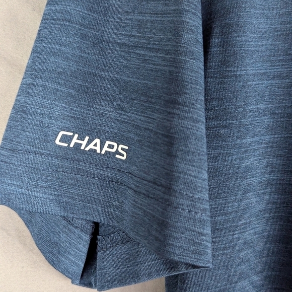 Chaps Golf medium polo in blue like new - Picture 6 of 10